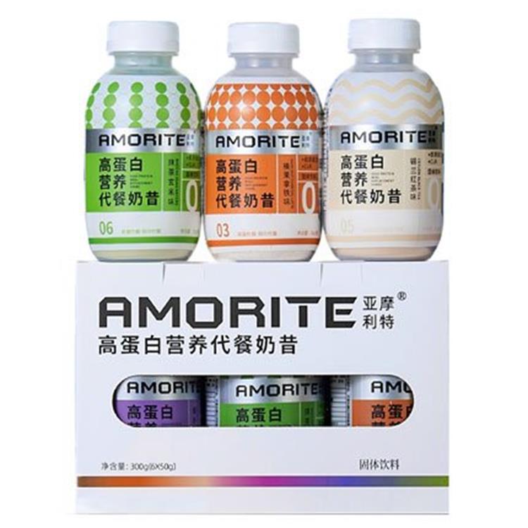 亚摩利特高蛋白营养代餐奶昔【6种口味】